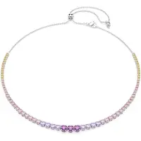 Swarovski Chaîne jaune / violet / rose / argent