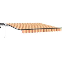 vidaXL Store extensible jaune et orange 300 x 250 cm