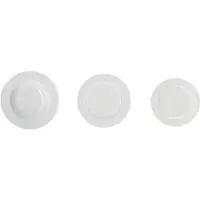 La Porcellana Bianca Essenziale ensemble de 12 assiettes NPCP0042TA12F