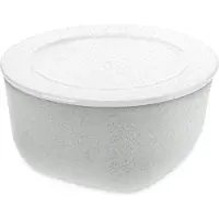Koziol Boîte à Déjeuner Connect Box 2 Bols avec Couvercles 2 liters Organic Grey Cotton