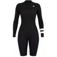Hurley Air 2 Mm Woman Long Sleeve Back Zip Shorty Noir 4 Femme