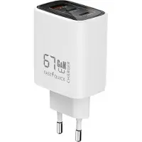 COFI GaN 67W PDW Chargeur rapide blanc