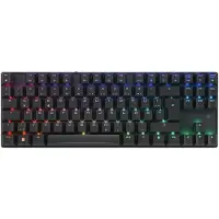 Cherry XTRFY MX 8,2 - Clavier - 80% - TKL - rétroéclairage - sans fil - Bluetooth 5,2, 2,4 GHz, USB-C - QWERTZ - allemand - Commutateur de touches : MX2A Red - noir (G80-3882LJADE-2)