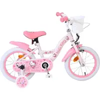 Volare Vélo pour enfants Hello Kitty - Filles - 14 pouces - Rose