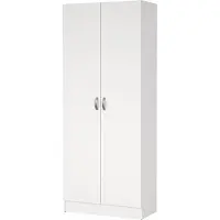 Ebuy24 Fox Armoire avec 2 portes, blanc.