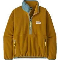 Patagonia - Polaire chaude à col montant zippée - W's Synch Marsupial Bobcat Brown pour Femme - Taille S - Marron