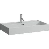 Laufen Kartell lavabo à encastrer, 3 trous pour robinet, avec trop-plein, 800x460mm, H8103367591081
