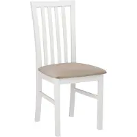 Mirjan 24 Chaise de table à manger FRATONIA 1 – blanc / beige