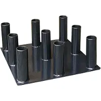 Softee Support vertical pour barre olympique noir taille unique