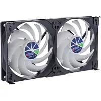 Titan TTC-SC22(C)/V2+ Double ventilateur de réfrigérateur 140x25mm IP55 pour le camping