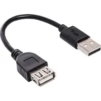 Akyga AK-USB-23 Câble d'extension USB A femelle vers A mâle 2.0 15 cm