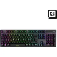 Sharkoon SKILLER SGK20 Brown Clavier Gaming USB QWERTZ Allemand Noir