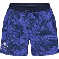 Asics Short Fujitrail Bleu Noir, Taille XL