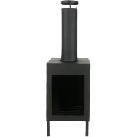 Huismerk Cheminée d'extérieur 100 cm noir