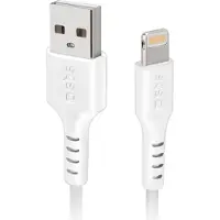 SBS Câble USB - Lightning Blanc