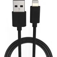 Duracell Câble usb lightning usb5022a/ usb mâle - lightning mâle/ 2m/ noir