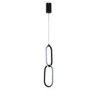 Horoz SANTANA LED Suspension 12W 700lm 4000K IP20 noir - plafonnier moderne au design élégant