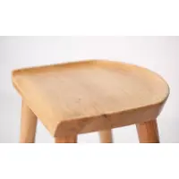 Xl Moebel Gmbh Tabouret de bar en bois Tabouret de bar Chaise de bar Chaise en bois massif
