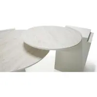 Xl Moebel Gmbh Table basse moderne de luxe double set 2x tables rondes design pour le salon