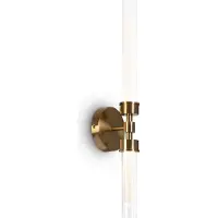Maytoni Stelo Applique Murale Moderne À 2 Lumières À Del Intégrées En Laiton 3000k
