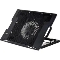 Vakoss LF-1860AL - 43,2 cm (17 pouces) - 1500 RPM - noir - USB - 370 x 265 x 63 mm, Support pour notebook, Noir