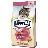 Happy Cat Minkas Sterilised Saumon, croquettes pour chats stérilisés 10 kg