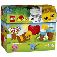 LEGO 10817 DUPLO Kit de construction créatif - 70 pièces, boîte de rangement