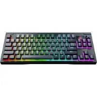 XTRFY MX 8.3 TKL Wireless, avec et sans fil, USB + RF Wireless + Bluetooth, interrupteur mécanique, QWERTY, RGB LED, gris