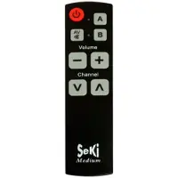Seki Télécommande universelle programmable Medium, 2 appareils commandables