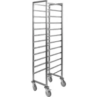 CombiSteel Chariot de déblaiement avec 20 rails pour GN1/1