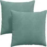 vidaXL Coussins de canapé 2 pcs Vert Mer 60 x 60 cm