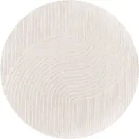 Tapis.fr Tapis d'intérieur & extérieur Cotara crème 200 cm rond