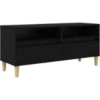 vidaXL : Meubles TV, 100 x 34,5 x 44,5 cm, noir, aspect chêne