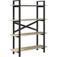 vidaXL Étagère Chêne Sonoma 100 x 33,5 x 140 cm Bois d'ingénierie