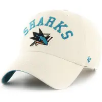 47 Nhl San Jose Sharks Clubhouse Faber Clean Up Cap Beige