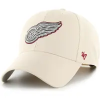 47 Nhl Detroit Red Wings Metallic Mvp Snapback Cap Beige
