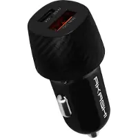 Akashi Prise Al/cigares Usb/usb-c 3a 18w Noir -