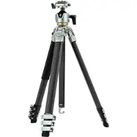 Fotopro Origin + O 7H Carbon Tripod Grey (Carbone, Métal), Trépied, Gris