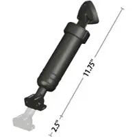 Bennett Trim Tabs Support d'assemblage d'actionneur Noir S Noir S