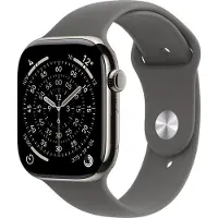 Apple Watch Series 11 OLED 46 mm Numérique 416 x 496 pixels Écran tactile 5G Titane Wifi GPS (satellite)