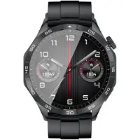 XO Watch 4 smartwatch pour hommes, moderne et élégante, mot de passe smartwatch, 7 jours ouvrables, amoled, recharge magnétique, 1,43", IP68 étanche noir