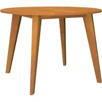 Syfax Table de jardin Ø110x75 cm Bois d'acacia solide