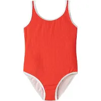 Name it Maillot de bain 'NKFZONTRA' rouge orangé / blanc