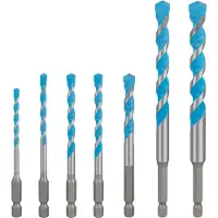 Bosch Accesorios 2608902370 EXPERT HEX-9 Multi Construction Mehrzweckbohrer-Set, 7-teilig