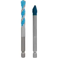 Bosch Accesorios Hexagonal 9 Hardceramic And Multitic Set 8mm Argenté