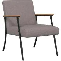 vidaXL fauteuil Taupe 59 x 75 x 78 cm tissu