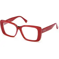 Max mara Lunettes de Vue MM5208 53/15/140 Shiny light red Front acetate WOMAN MM5208