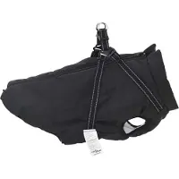 vidaXL Manteau pour chien noir L44 Polaire et polyester