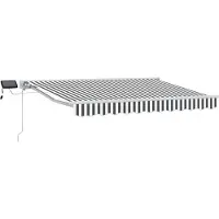 vidaXL Armature de store manuelle avec LED 3,5 x 2,5 m