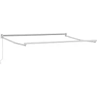 vidaXL Store à rallonge crème 3,5 x 2 m en polyester et aluminium